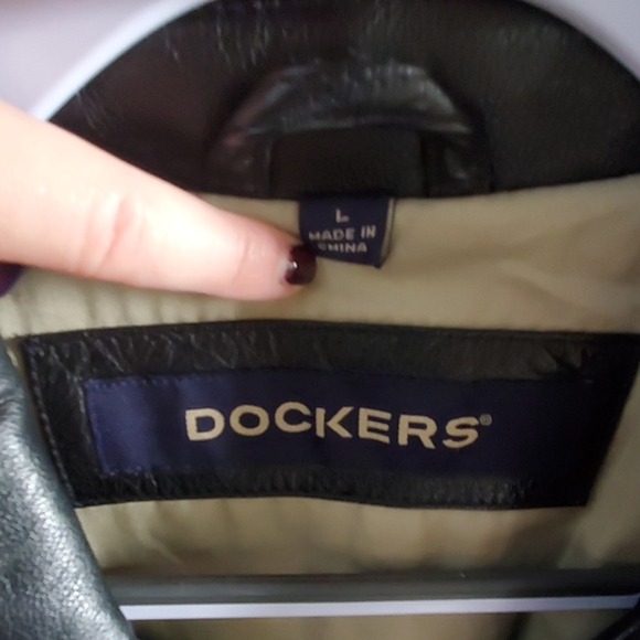 Black leather coat - Men's - Picture 3 of 7